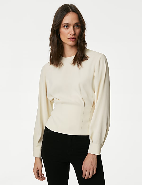 Blouson Sleeve Top - US
