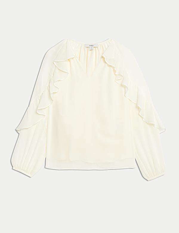Ruffle Volume Blouse - KG