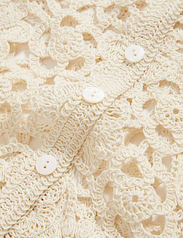 Crochet Collared Shirt