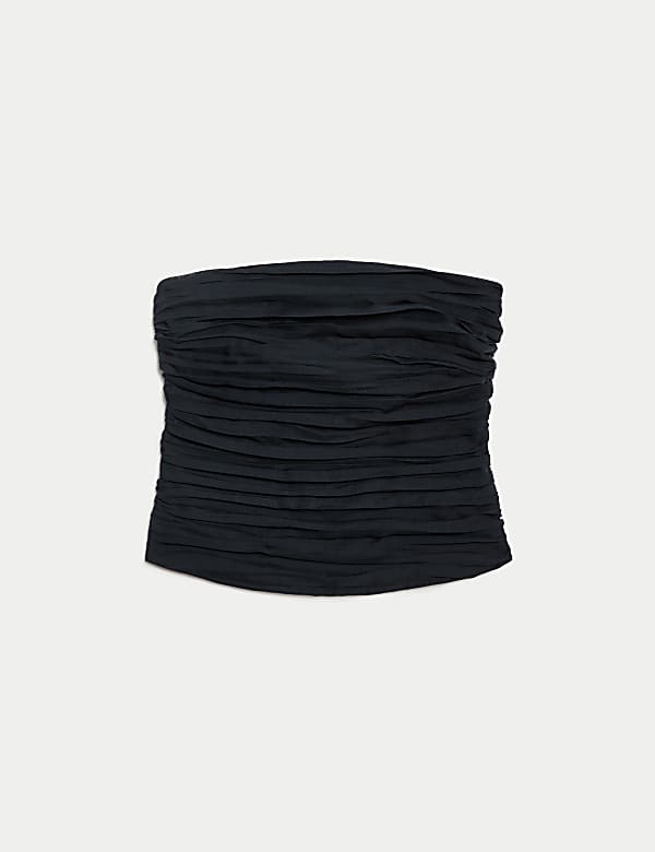 Shirred Detail Bandeau Top - LU