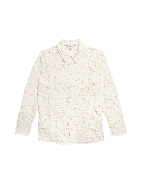 Pure Cotton Broderie Shirt