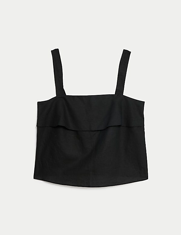 Linen Rich Cami Top - BG