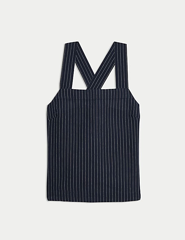 Linen Rich Striped Square Neck Cami Top - AU