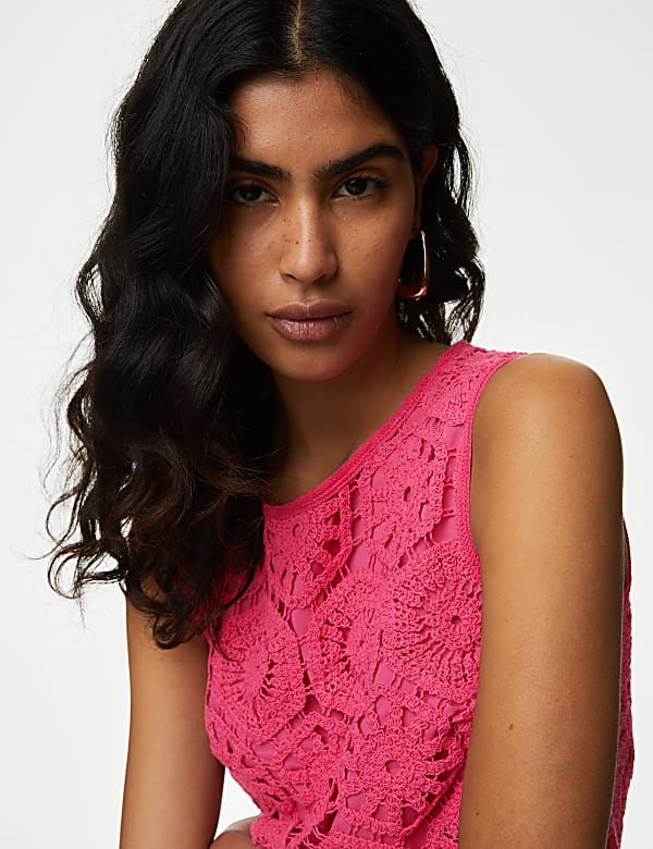 Cotton Rich Broderie Vest