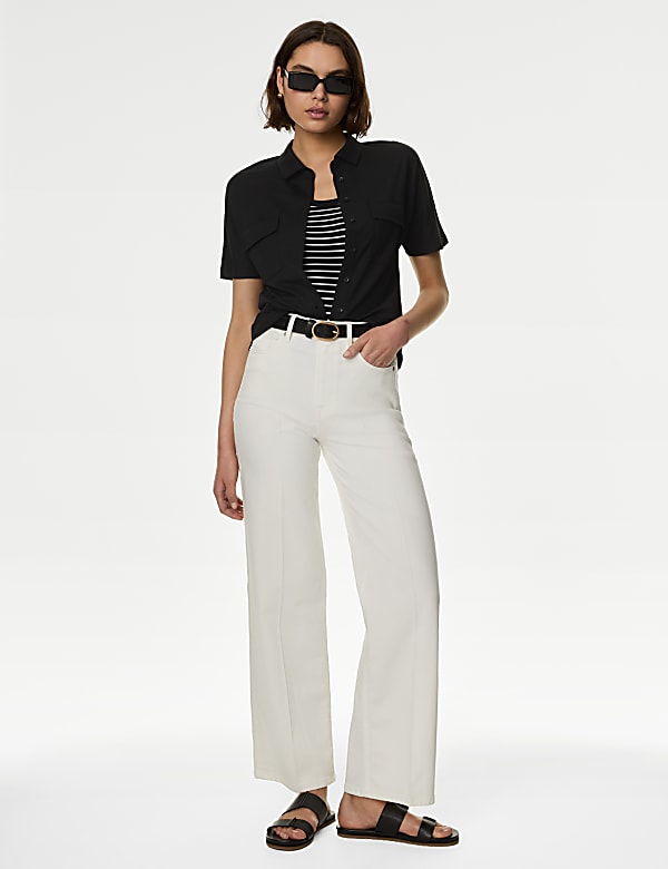 Collared Button Through Shirt