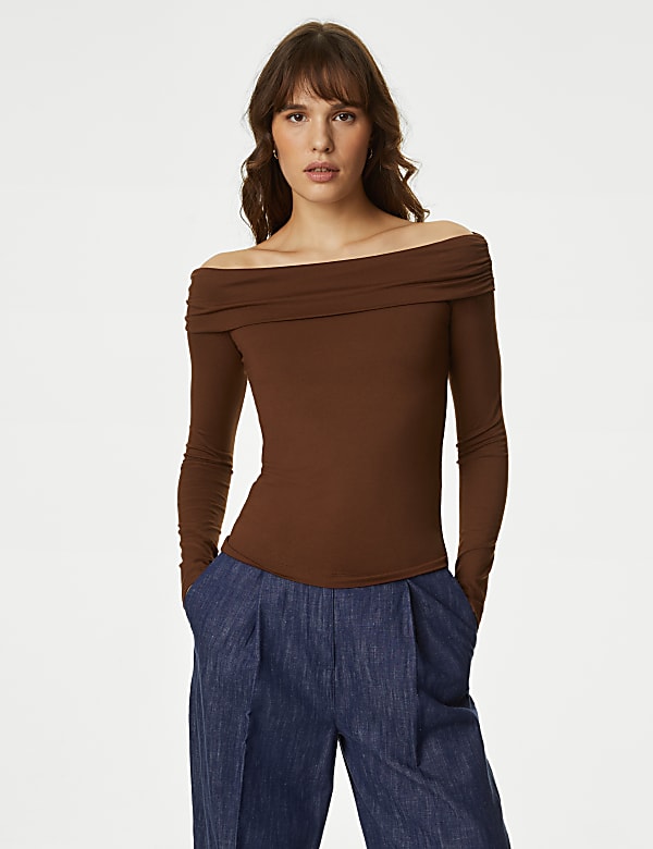 Jersey Bardot Top