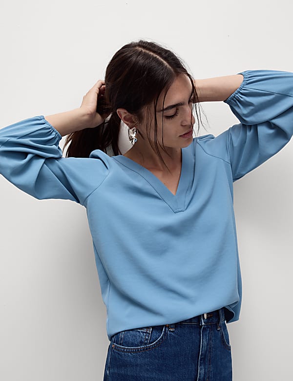 Blusas cerradas clearance