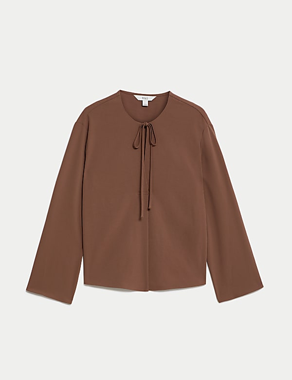 Tie Neck Blouse - GR