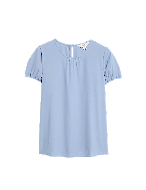 Regular Fit Puff Sleeve Top