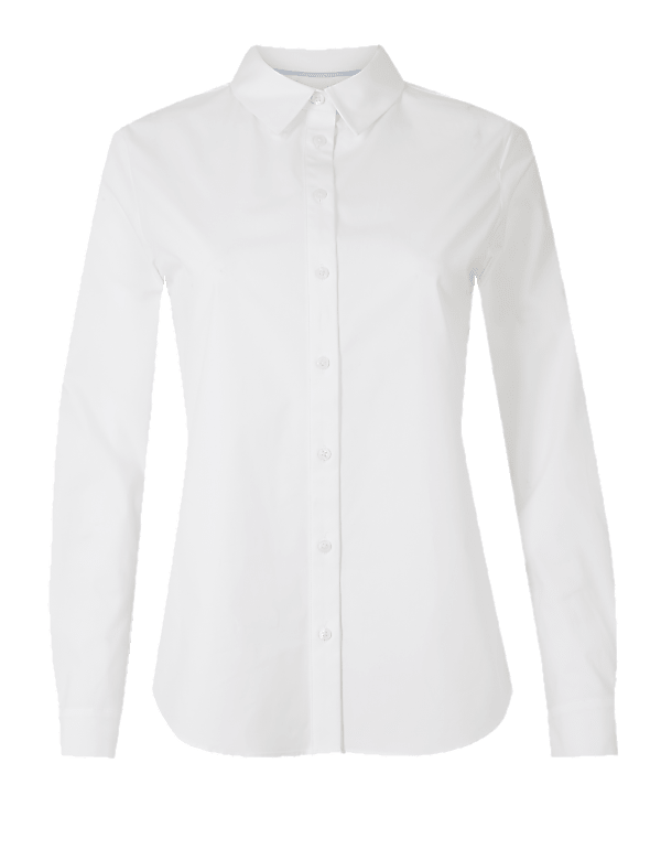 Cotton Rich Button Detailed Shirt