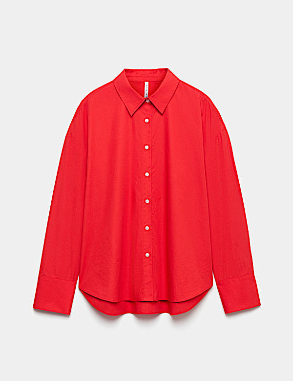 Pure CottonBack Button Detail Shirt - BN