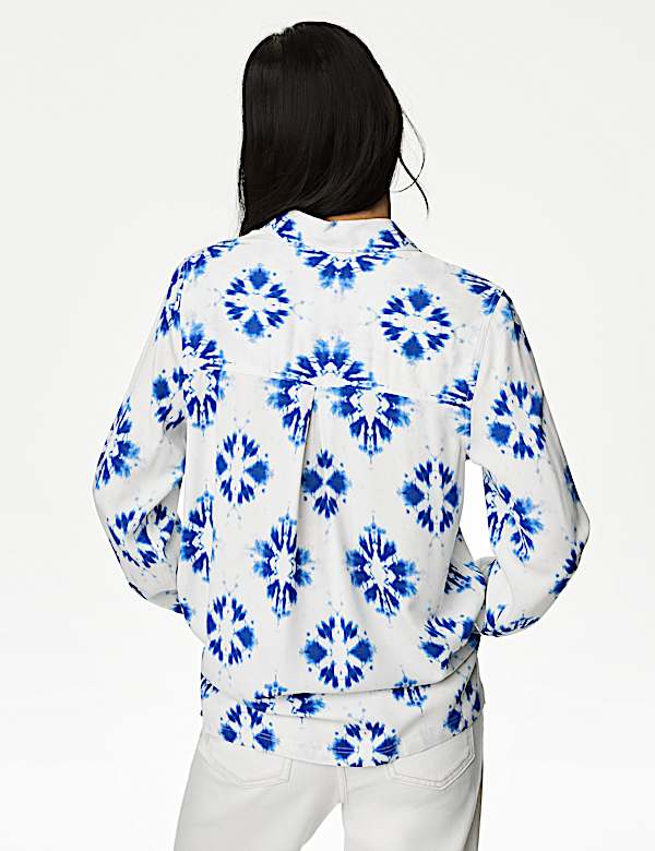 Printed Collared Shirt
