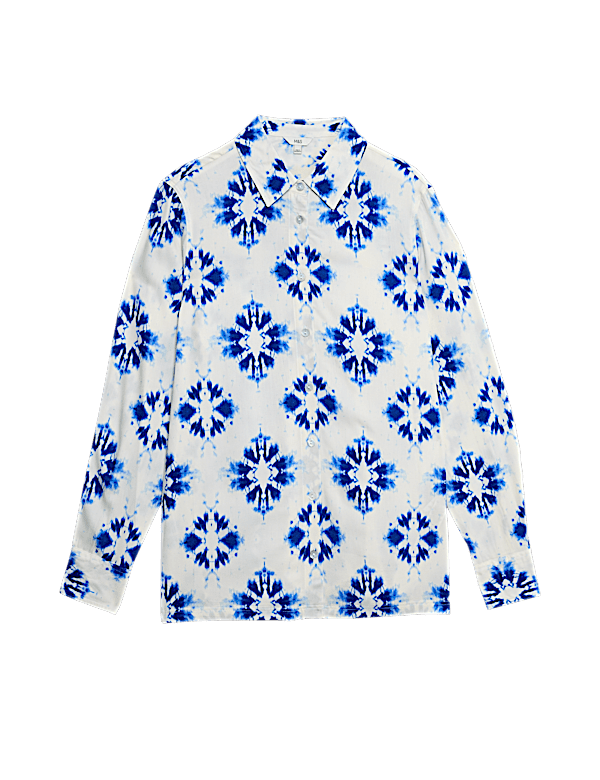 Printed Collared Shirt