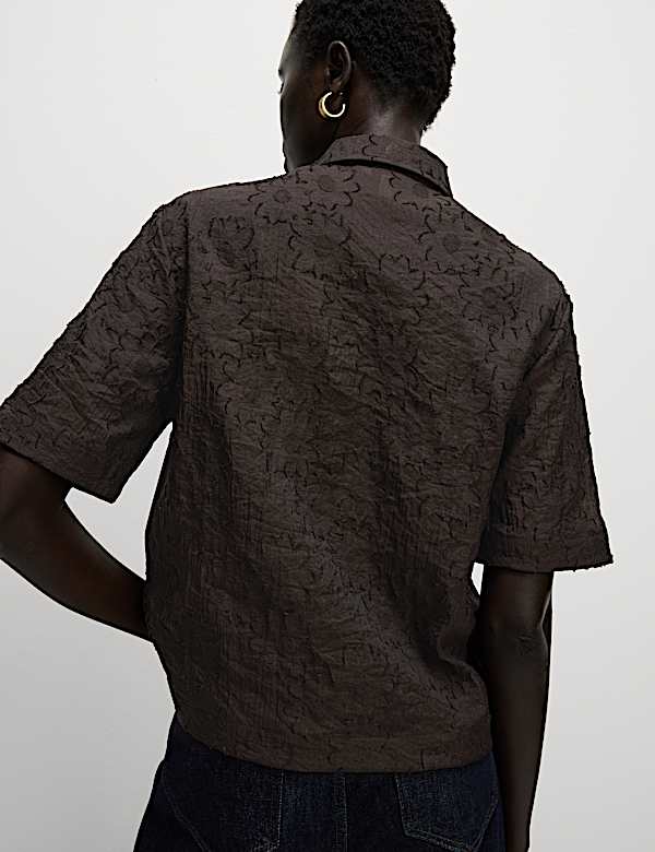 Floral Jacquard Shirt