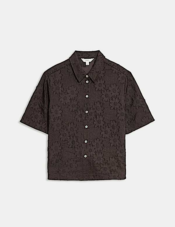 Floral Jacquard Shirt - CZ