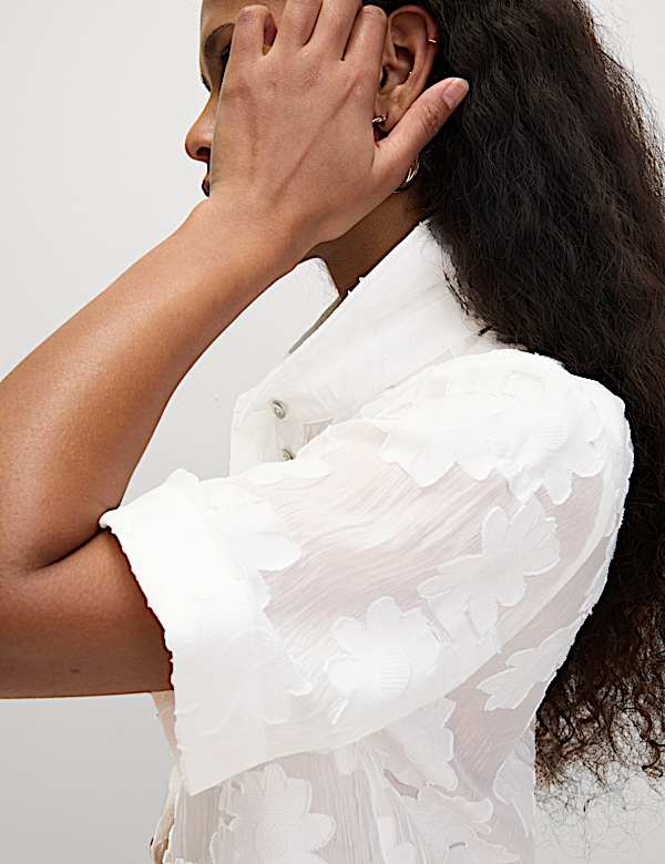 Floral Jacquard Shirt