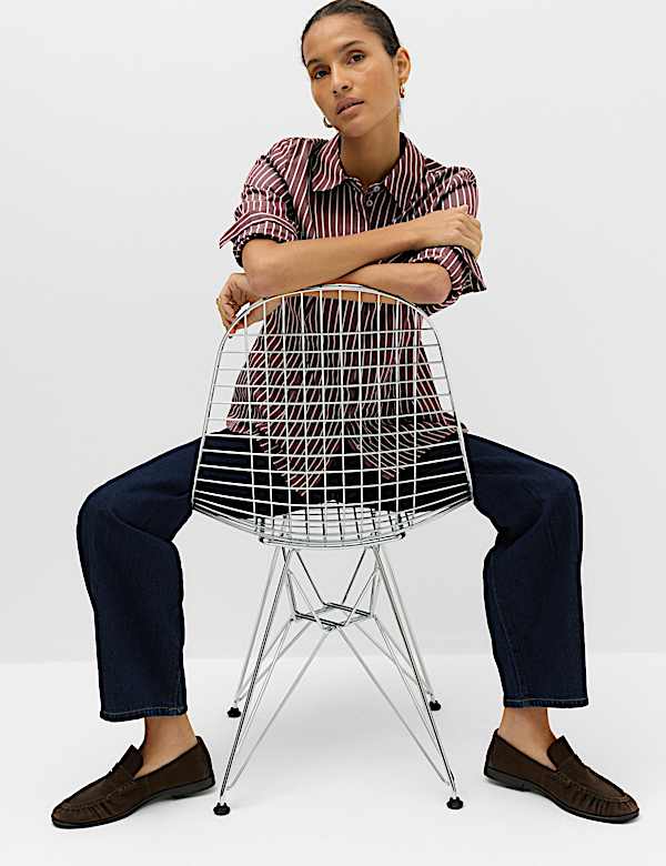 Cotton Rich Collared Fitted Shirt - AU