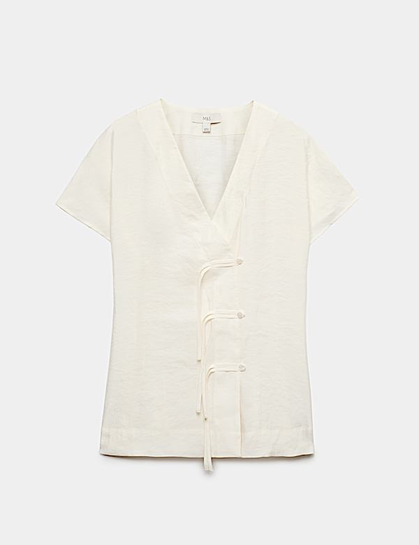 Modal Rich Button-Detail Shirt - AL