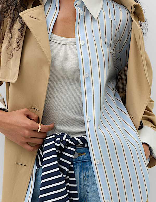 Pure Cotton Striped Shirt - JO