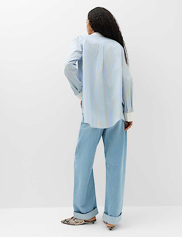 Pure Cotton Striped Shirt - JO