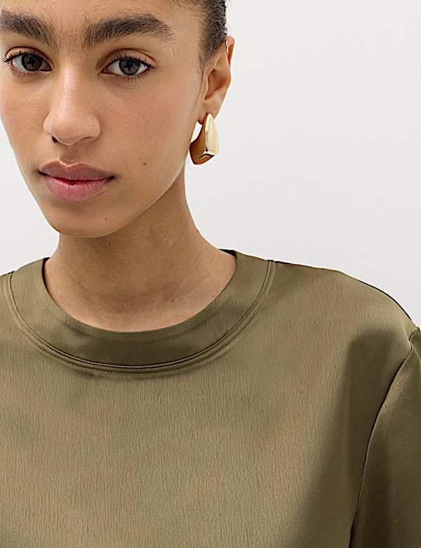 Satin T-Shirt - BN
