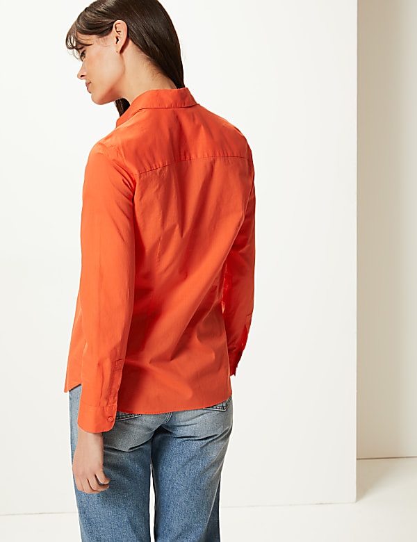 Pure Cotton Button Detailed Shirt