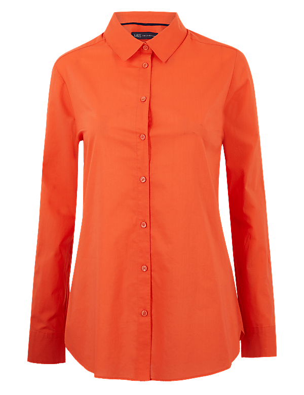 Pure Cotton Button Detailed Shirt