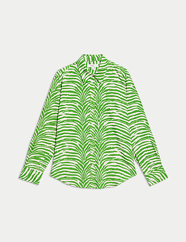 Overhemd met kraag en print - NL