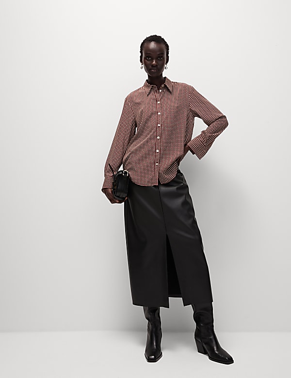 Printed Collared Shirt