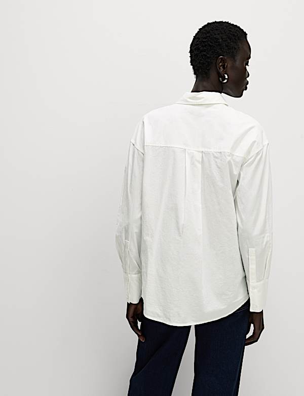 Pure Cotton Applique Button Through Shirt - CA