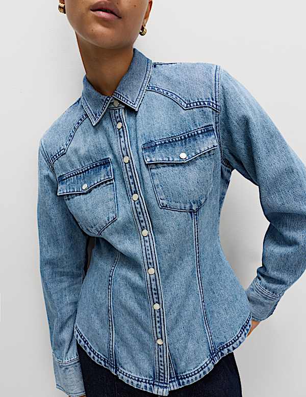 Denim Western Shirt