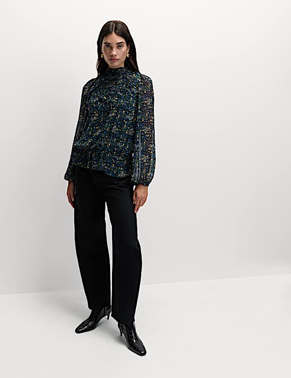 Floral Long Sleeve Blouse