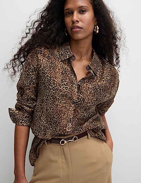 Lyocell Rich Button Through Shirt