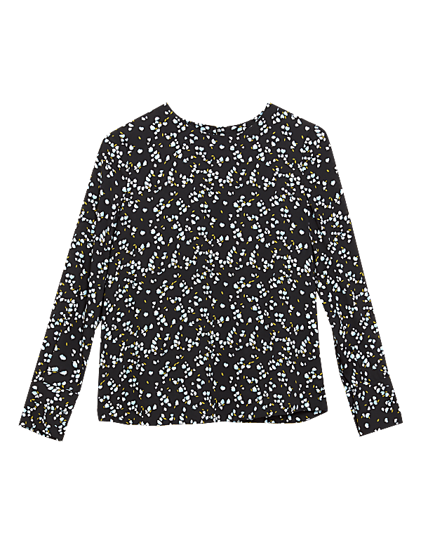 Ditsy Floral Long Sleeve Top