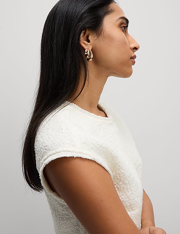 Boucle Top with Wool - AT