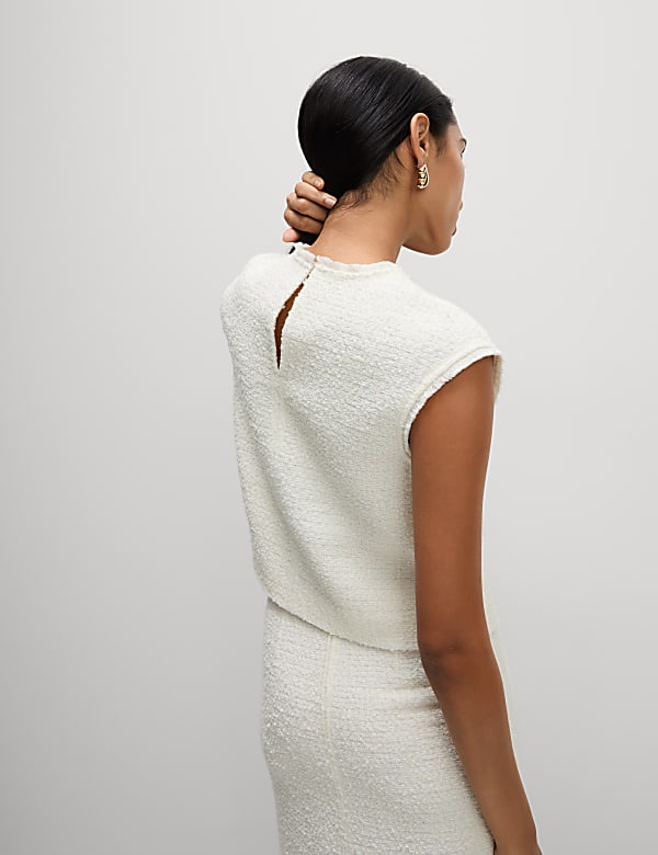 Boucle Top with Wool - AT