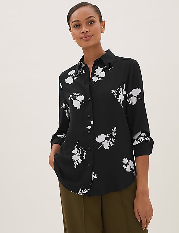 Floral Long Sleeve Shirt