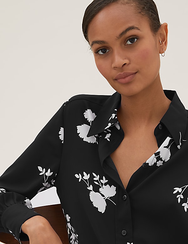 Floral Long Sleeve Shirt