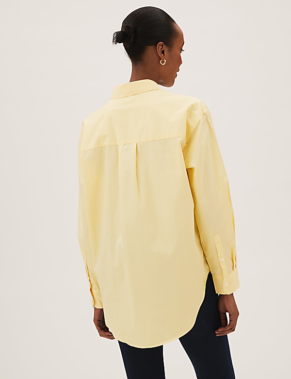 Pure Cotton Oversized Girlfriend Style Shirt