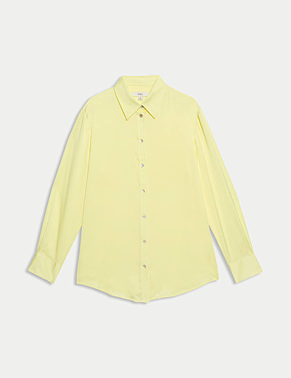Satin Collared Shirt - GR