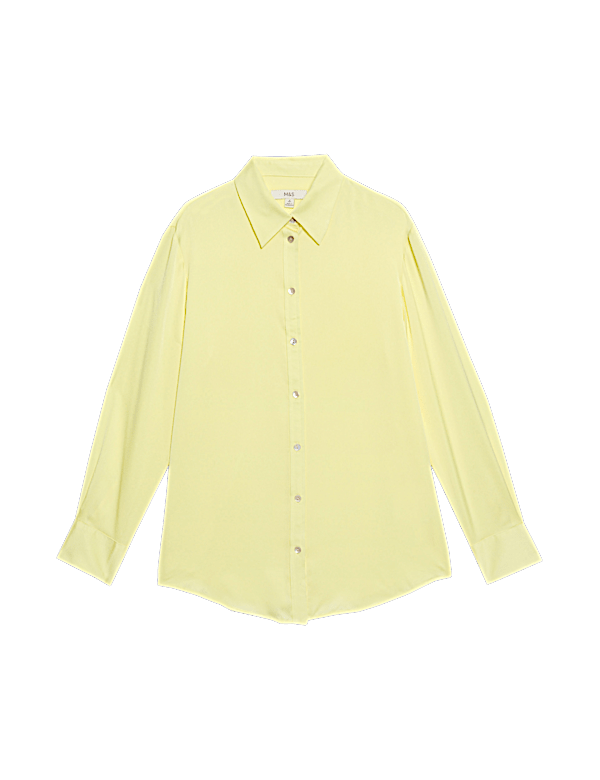 Satin Collared Shirt