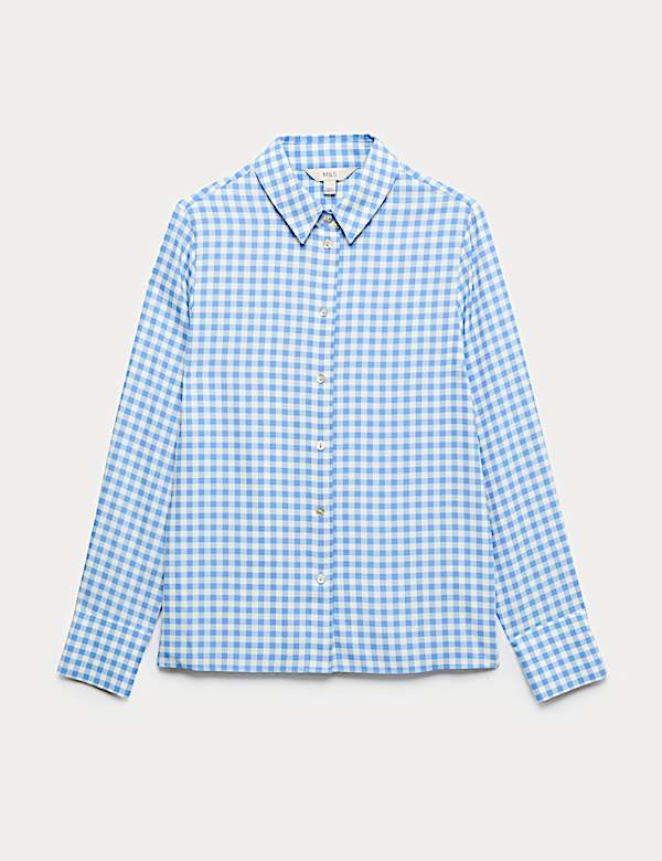 Printed Collared Shirt - DE