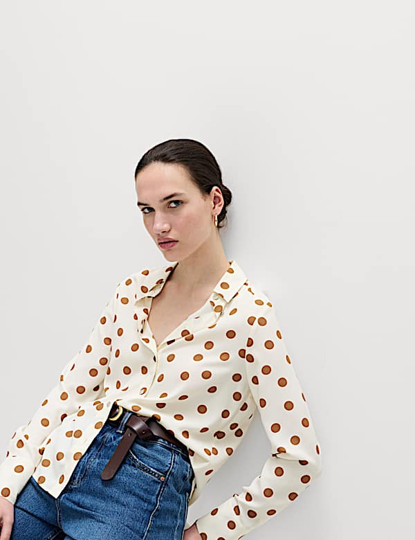 Chemise avec encolure et imprim&eacute; - LU