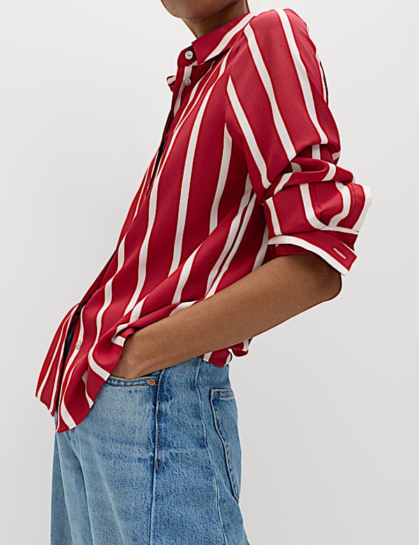 Geometric Collared Shirt