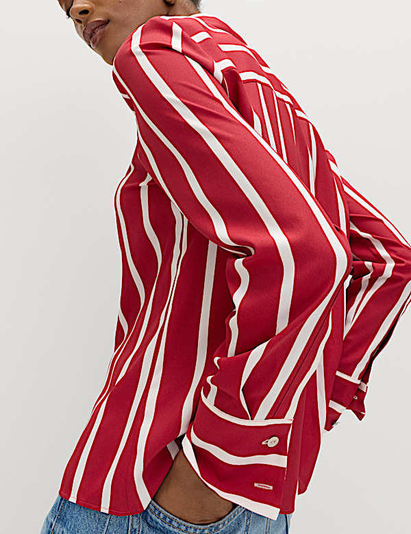 Geometric Collared Shirt