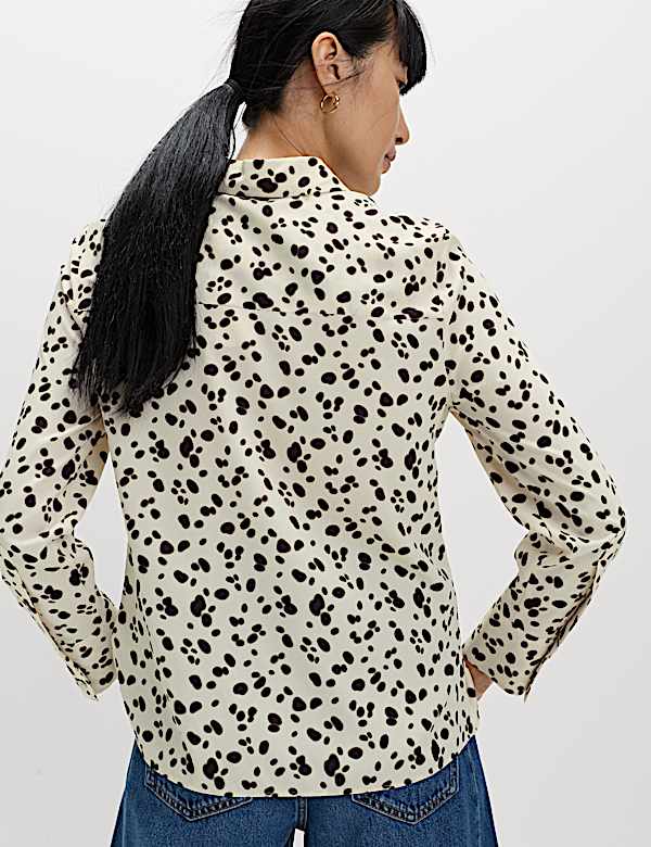 Printed Collared Shirt