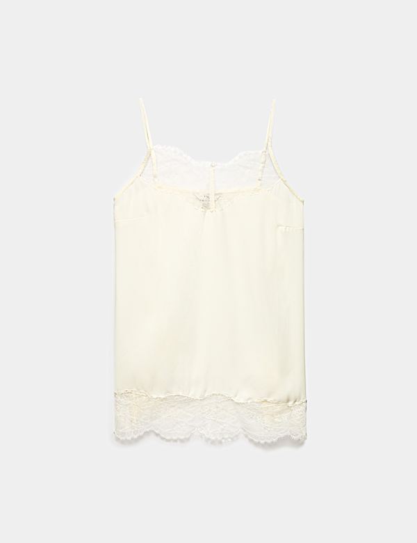 Lace Detail V-Neck Cami Top
