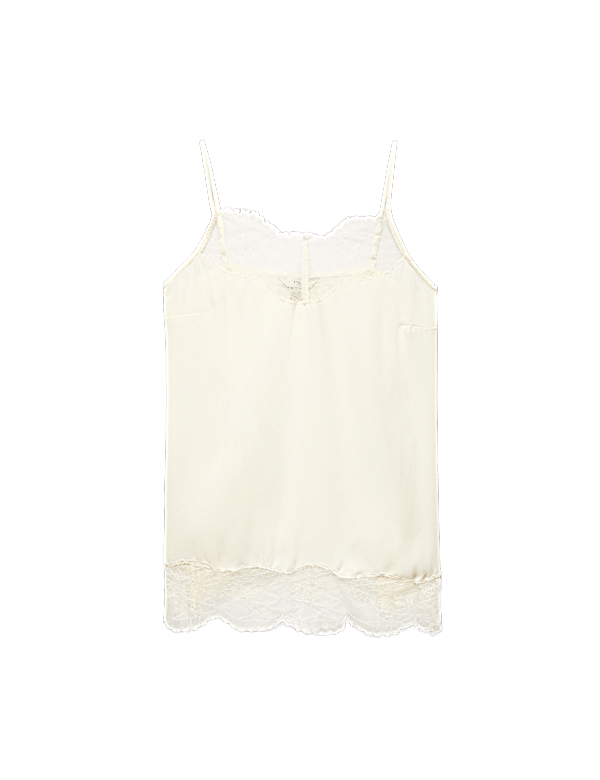 Lace Detail V-Neck Cami Top