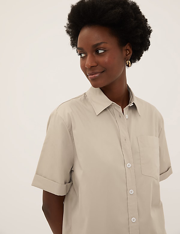 Pure Cotton Oversized Girlfriend Shirt
