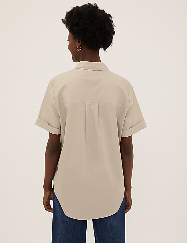 Pure Cotton Oversized Girlfriend Shirt